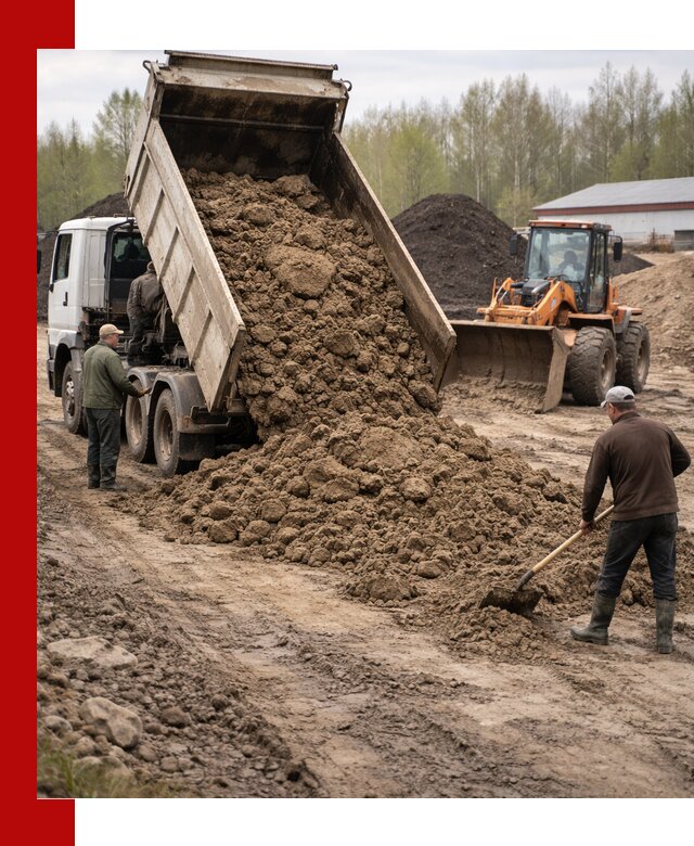 Доставка глин и суглинков в Евпатории оптом и вкрай