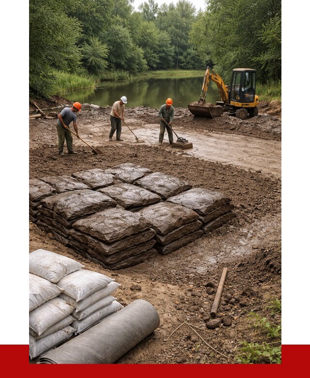 Купить глину для пруда в Евпатории от 4740 р. с доставкой | ПРОНЕРУДЕвп