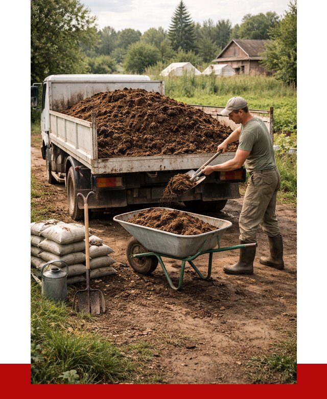 Купить коровий навоз с доставкой в Евпатории от 1896 р. | ПРОНЕРУДЕвп