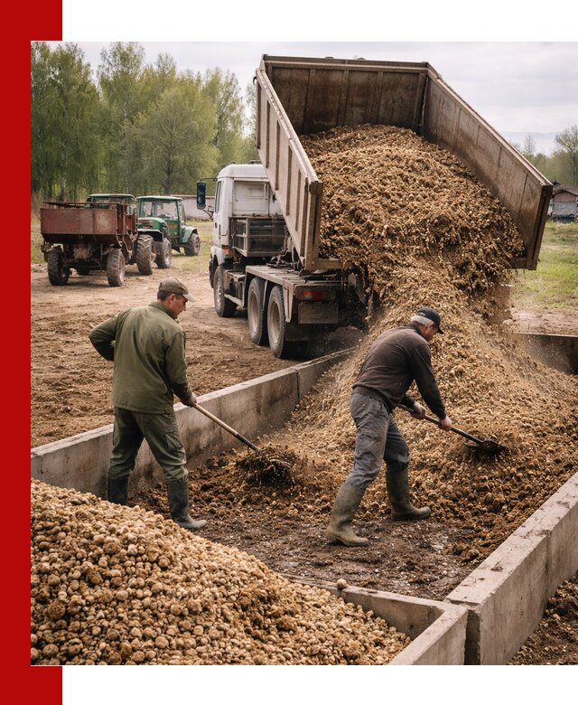 Куриный помет с доставкой в Евпатории оптом и в розницу