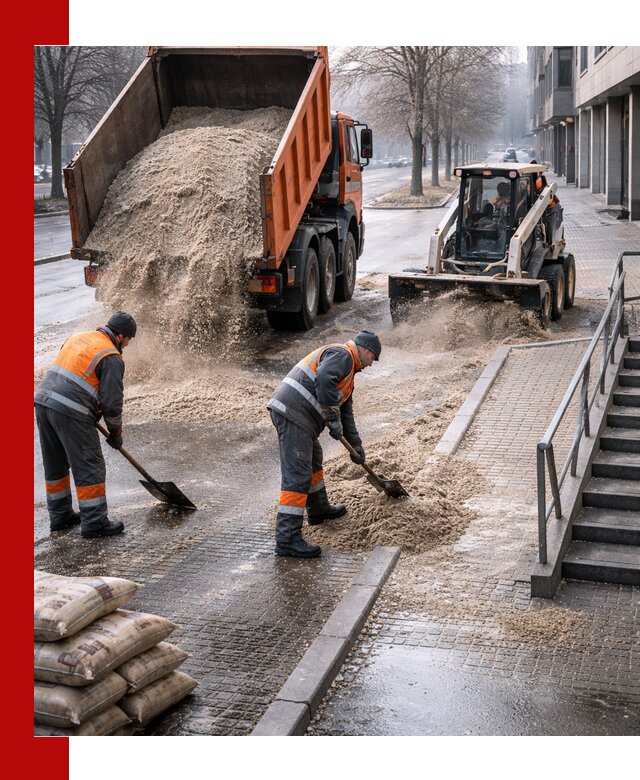 Поставка противогололедных материалов в Евпатории