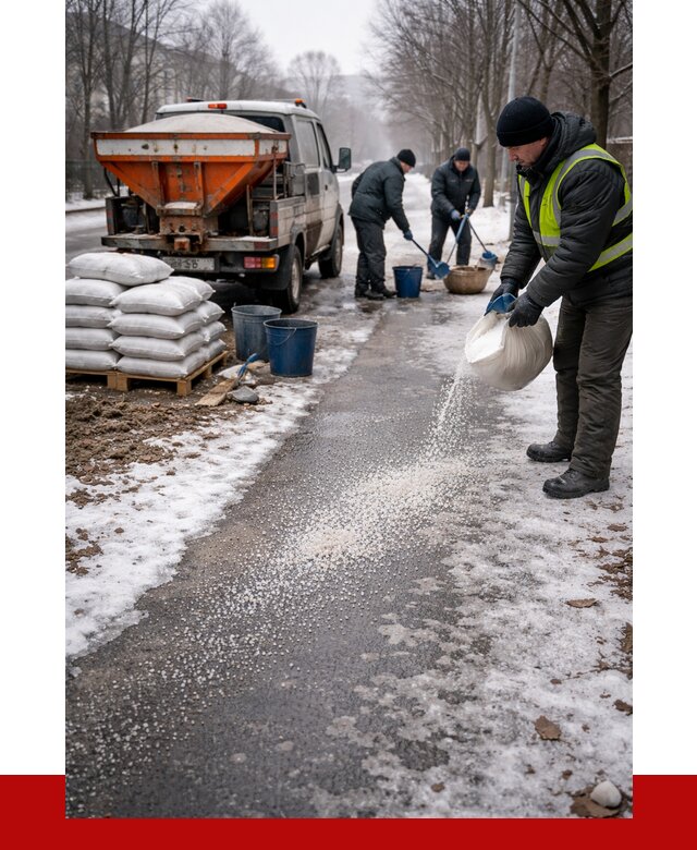 Реагент против гололеда в Евпатории с доставкой от 4740 р. | ПРОНЕРУДЕвп