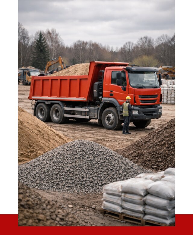 Доставка самосвалом 25 кубов в Евпатории от 7900 р. | ПРОНЕРУДЕвп