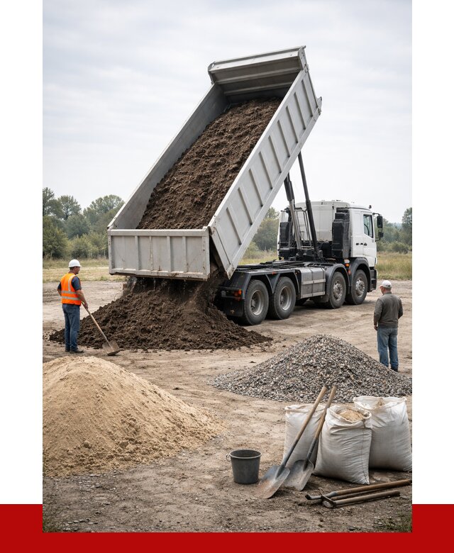 Доставка самосвалом 30 кубов в Евпатории от 8953 р. | ПРОНЕРУДЕвп