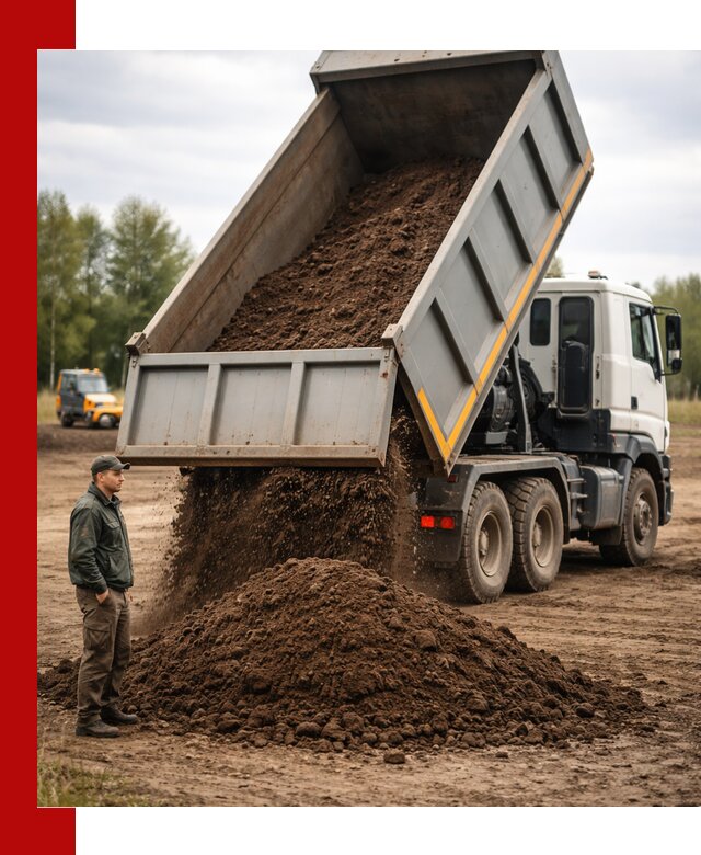 Аренда самосвала с водителем в Евпатории для сыпучих грузов и навоза