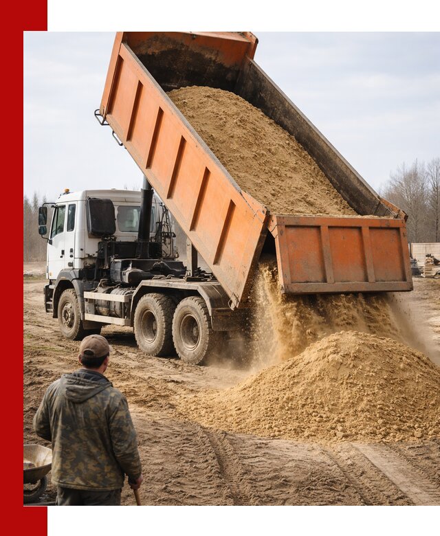 Аренда самосвала 20 тонн для перевозки грузов в Евпатории