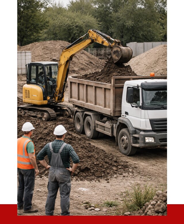 Вывоз грунта в Евпатории от 4740 р. самосвалом | ПРОНЕРУДЕвп