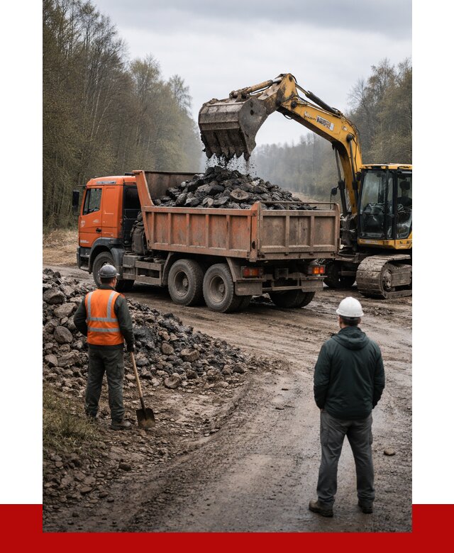 Вывоз асфальта в Евпатории от 4740 р. самосвалом ПРОНЕРУДЕвп