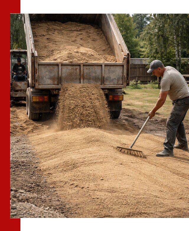 Отсыпка участка песком в Евпатории быстро и качественно